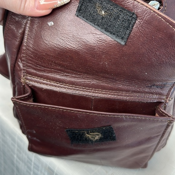 Made in Mexico Leather Sling bag, brown leather sling,bag,, - Picture 6 of 10